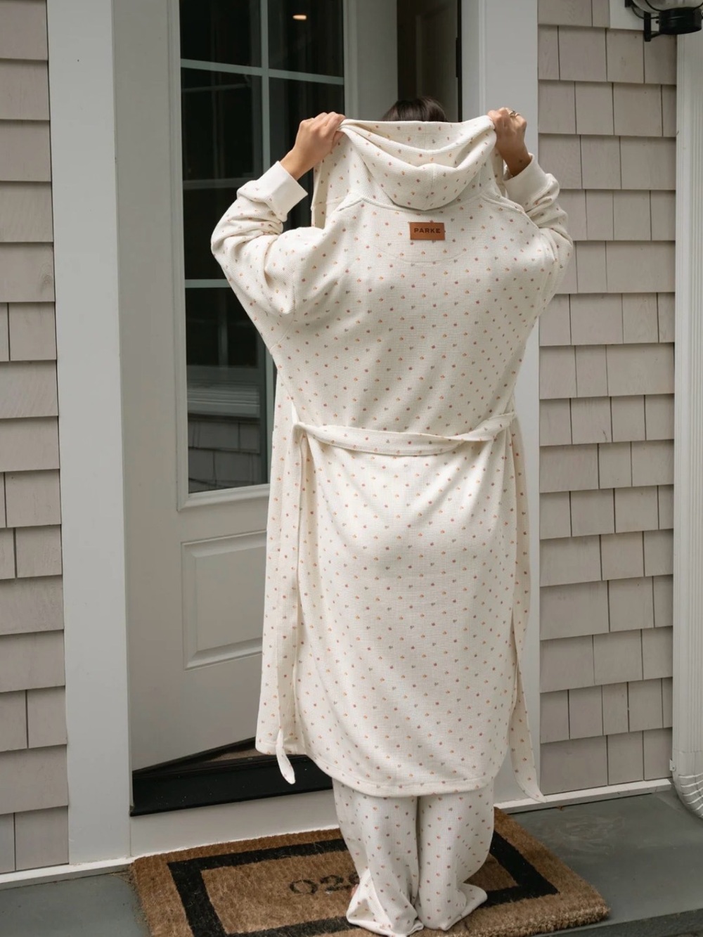 PARKE x Maggie & Emma Waffle Robe - Sunset Floral - S/M - NEW! π©·π§‘π - Picture 3 of 7